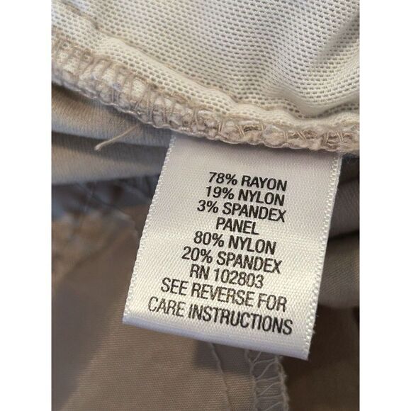 Studio Works Women's size 18 WS Pants Beige Pull-On Waistband Pockets - Picture 4 of 5